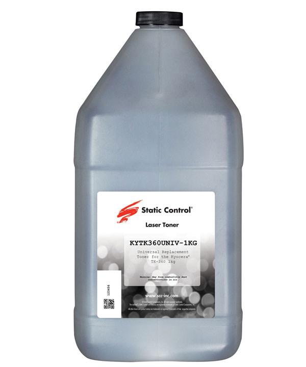 Тонер Static Control для Kyocera FS3900/3920/4000/402 (TK-360), 1 кг, флакон